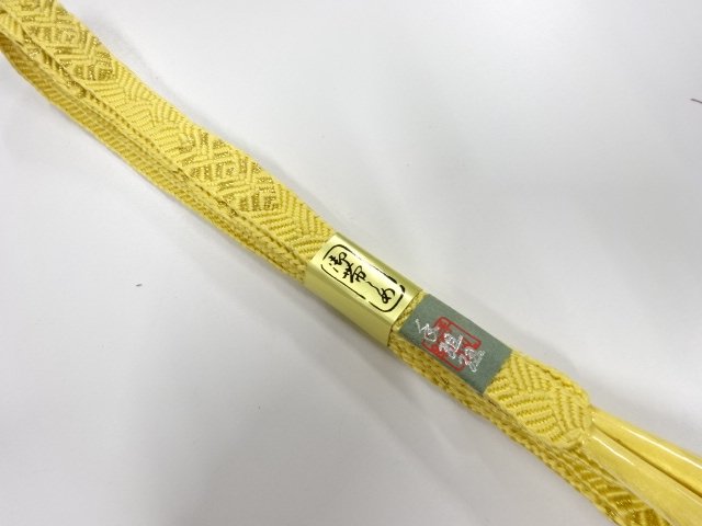 JAPANESE KIMONO / UNUSED HAND-TIED OBIJIME